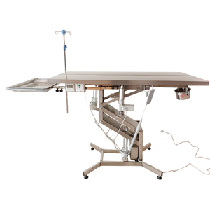 兽医设备 <span class=keywords><strong>Whoel</strong></span> 304不锈钢电动V型全自动恒温手术台 - Product Image 5