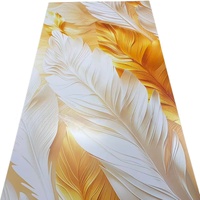 Panneau mural en PVC marbré moderne, imperméable et ignifuge, haute brillance, feuille UV, décoration intérieure, vente chaude de l'usine YC