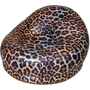 Sillón Puff Inflable Plegable de PVC con Estampado de Leopardo MAKE WAVES, Sofá Perezoso Portátil para Interiores y Exteriores - Product Image 3