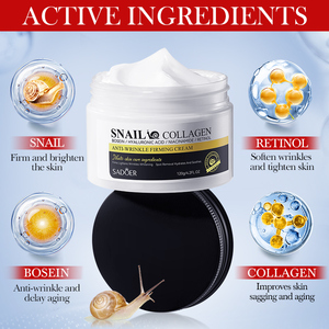 Venta caliente OEM SADOER Caracol Colágeno Antiarrugas Friming Crema facial Venta al por mayor Cuidado DE LA PIEL coreano Crema facial nutritiva y loción - Product Image 4