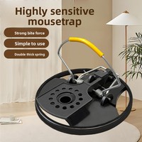 Nouvelle piège-répulsif à souris rond d'extérieur pour l'automne avec ressorts doubles épais et système manuel solide pour le contrôle des rats