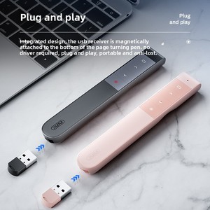 INPHIC PL1 Stylo laser de présentation PPT, télécommande de projecteur rechargeable par USB, pour réunions, Hiview Multimédia, taille de numérisation <span class=keywords><strong>A0</strong></span>, 30 jours - Product Image 3