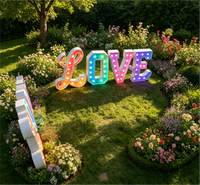 Lettres en mousse acrylique 3D perforées avec éclairage LED, étanches IP65, pour enseignes extérieures, options personnalisables pour la publicité et la décoration 1