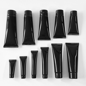 Black Glossy Frosted Soft Tube Bottle 200g Cosmetic Packaging PE Material - Product Image 3