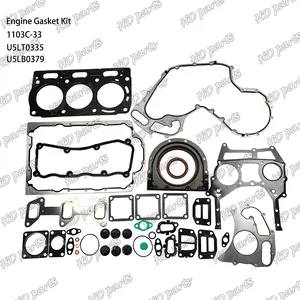 1103C-33 Engine Gasket Kit U5LT0335 U5LB0379 Suitable For PERKINS Machinery Diesel Engines Repair Parts