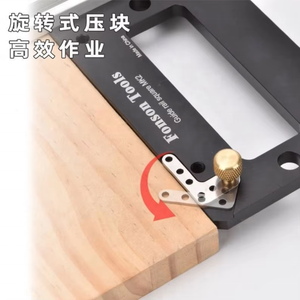 ANDUUK MK-2 Butée d'angle droit <span class=keywords><strong>pour</strong></span> <span class=keywords><strong>scie</strong></span> <span class=keywords><strong>circulaire</strong></span> électrique et machine de gravure, rail de guidage carré à 90 degrés <span class=keywords><strong>pour</strong></span> le travail du bois - Product Image 4