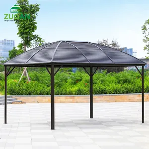 Wholesale Outdoor Garden Hardtop Aluminum Gazebo Park Patio Balcony Pavilion Outdoor Leisure Gazebo