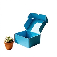 Boîte d'expédition pliable en carton recyclable personnalisée avec pelliculage mat, gaufrage et estampage à chaud pour emballage cadeau et artisanat