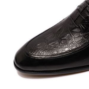Chaussures Oxford pour hommes de haute qualité, fabriquées à la main en Italie, en cuir véritable - Product Image 3