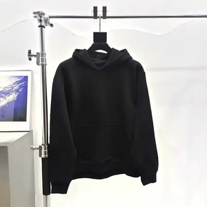 Hochwertiger Herren Hoodie XL aus Schwerer Baumwolle mit Kranz, Schwarzer Linie und Oversize Puff-Druck - Product Image 5