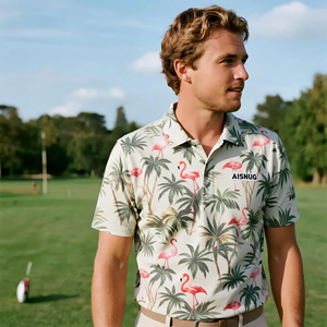 Custom Polyester Golf Shirts Quality Sublimation Printing Polo Shirt Logo Customized Mens Golf Polo Fashion