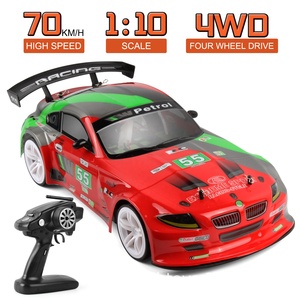 Auto RC Elettrica 4WD 1/10 con Telecomando 2.4G, Costruzione in Metallo, 3 Canali, Velocità 70KM/H e 40KM/H, Pronta all'Uso - Product Image 2