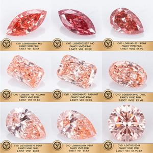 Diamante CVD Suelto con Certificado IGI, Corte Cojín, 6.59CT, VS1, Rosa Intenso Fantasía, Cultivado en Laboratorio - Product Image 2