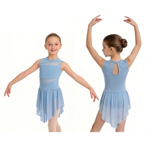 6-16 Kids Girls All Style Dancing <b>Dresses</b> Lyrical <b>Dance</b> <b>Dress</b> With Built-In Briefs For Suits Stage Performances <b>Dance</b> Classes - Product Image 3