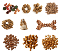 Machine extrudeuse entièrement automatique pour aliments pour animaux de compagnie, ligne de production complète de fabrication d'aliments pour animaux, applicable aux grandes usines d'aliments pour animaux.