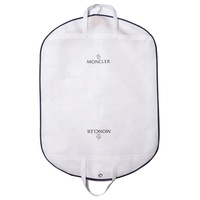 Sac d'emballage de vêtement blanc avec logo personnalisé écologique housses anti-poussière biodégradables non tissées combinaison de voyage emballage de protection contre la poussière