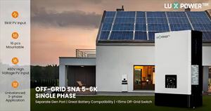 Convertisseur d'énergie solaire monophasé Luxpower ECO Hybrid SNA 3-6K Series, onde sinusoïdale, 5000W - Product Image 5