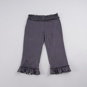 Pantalon Capri Y2K à pois pour femme, taille haute élastique, coupe slim, legging court décontracté, style vintage - Product Image 4