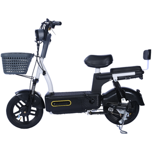 Bicyclette de ville électrique pour adultes OEM 350w 400w 500w 48v en vrac d'usine, scooter électrique léger, <span class=keywords><strong>moto</strong></span> avec grand panier - Product Image 2