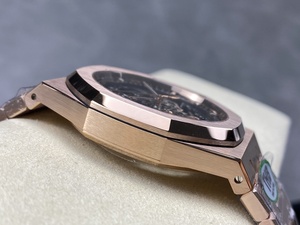 Reloj Mecánico de Buceo de Lujo, Super Calidad, Resistente al Agua, 41mm, Fábrica THB, Movimiento 3132, 15-412, Oro Amarillo, Esqueleto - Product Image 5