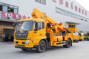 Camion nacelle télescopique Dongfeng Tianjin 32M, transmission manuelle diesel, neuf ou d'occasion disponible pour livraison immédiate - Product Image 4