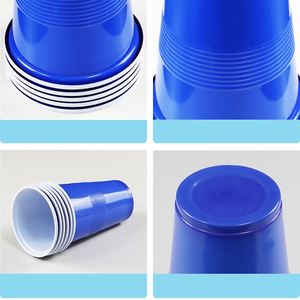 Gobelets jetables en plastique double couleur pour espresso, bière, jeux de beerpong, avec logo personnalisé – Vente en gros - Product Image 4