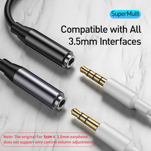 Eonline USB Loại C Để 3.5 Mm Jack OTG Adapter USB-C Type-C Để 3.5 Mm Tai Nghe Âm Thanh AUX Cáp Đối Với Xiaomi Mi 8 Samsung S8 Huawei - Product Image 4