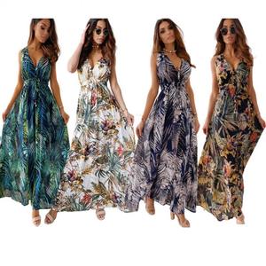 Vestido <span class=keywords><strong>Maxi</strong></span> Plisado de Manga Larga con Cuello en V y Encaje para Mujer, Venta al por Mayor, Estilo Casual y Modesto, Tipo Abaya - Product Image 6