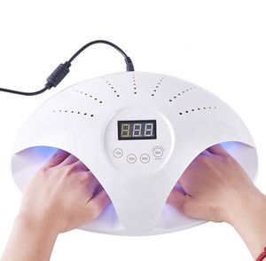 Lampe <span class=keywords><strong>UV</strong></span> LED pour ongles, nouvelle génération 2021, haute qualité, à utiliser avec les deux mains, pour sécher les ongles en gel, portable - Product Image 1