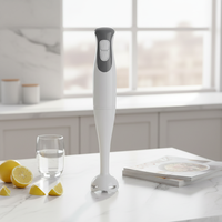 Mixeur Électrique de Cuisine, Batteur à Main, Fouet à Œufs, Mixeur Plongeant pour Légumes avec Lame en Acier Inoxydable