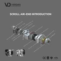 Compresor de Aire Dental de Tipo Scroll Sin Aceite VERDES 4 en 1 de Clase Industrial 2.2Kw 3.7Kw 5.5Kw, Compresor de Aire Médico de Tipo Scroll Sin Aceite