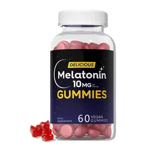 Natural Healthcare Supplement Sleep Well Pills Sleep Melatonin Gummy Vegan OEM ODM Private Label Service