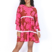 Robe de plage hawaïenne de haute qualité, robe ample de luxe, sur mesure, 100% rayonne, tissu doux, jupe courte