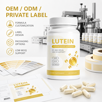 Complément alimentaire en capsules de lutéine et de zéaxanthine, formule OEM Daily Eye Nutrition, 60 unités, bien-être quotidien, utilisation facile.