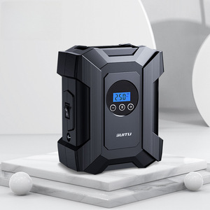 Inflador de Neumáticos Digital SUITU, Bomba de Aire Eléctrica Portátil de 12 V, Cilindro Doble, para Automóvil - Product Image 1