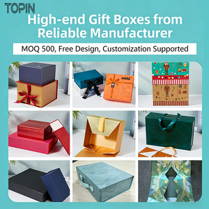 Boîte cadeau en papier rigide haut de gamme personnalisable avec logo imprimable, <span class=keywords><strong>prix</strong></span> d'usine, boîte cadeau à double porte personnalisée - Product Image 6