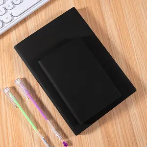 Kustom A5 Hardcover Kertas Hitam Cahier Dairy Note Buku Jurnal Cuadernos Notebook