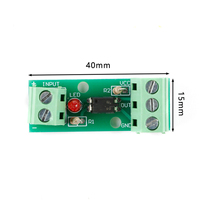 Módulo de Aislamiento Óptico de 1 Canal para Electrónica Inteligente EL817 PC817 Fotoaislador con Soporte de Montaje en Riel DIN Placa Electrónica