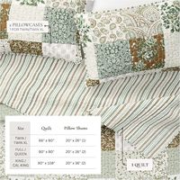 Ensemble de literie en microfibre 100% polyester, style américain, patchwork géométrique, écologique, 200TC, drap de lit toutes saisons, OEKO-TEX