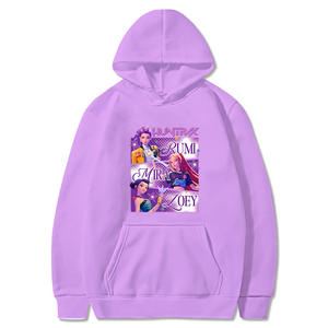 เสื้อสเวตเตอร์แบบสวมหัวลำลองระบายอากาศสั้นลายการ์ตูนนักล่า<span class=keywords><strong>ปีศาจ</strong></span>เสื้อครอปสำหรับผู้หญิง - Product Image 5