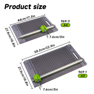 Thiết kế mới của nhãn hiệu văn phòng giấy tông đơ văn phòng phẩm đôi nhôm đường sắt <span class=keywords><strong>ROTARY</strong></span> Máy tính để bàn giấy <span class=keywords><strong>Cutter</strong></span> A3 A4 giấy <span class=keywords><strong>Cutter</strong></span> - Product Image 6