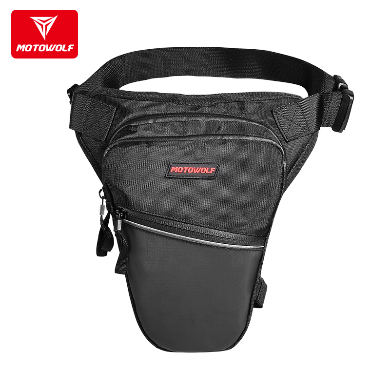 Всесезонная универсальная модная сумка для ног, многофункциональная портативная мотоциклетная сумка на молнии для ног