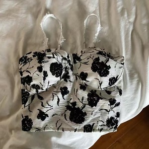 Últimas mujeres Sexy camisetas blusas y Tops Casual <span class=keywords><strong>verano</strong></span> blanco Correa apretada <span class=keywords><strong>blusa</strong></span> Crop Tops - Product Image 5