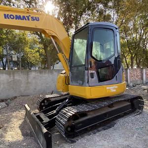 Équipement de construction d'occasion de haute qualité KOMATSU PC78US 8 tonnes, excavatrice d'occasion Komatsu PC78 pour l'agriculture avec certifications CE et EPA - Product Image 4