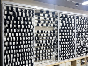 Hoa Mẫu song phương không căng lông mi ren cắt lưới vải cho đồ lót váy cưới Đồ bơi phụ kiện quần áo - Product Image 5