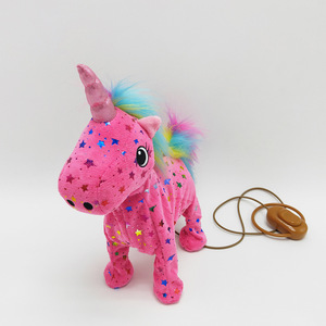Hot Selling Plush Animals <strong>Walking</strong> and Singing Plush unicorn Electric Toy Super Soft unicorn Singing Rocking <strong>Doll</strong> - Product Image 6