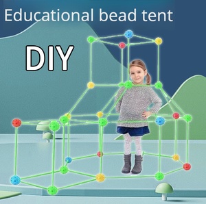 Kit de Construcción de Fortín Personalizable para Niños, Juguete Educativo STEM, Carpa de Juego para Interiores y Exteriores, Venta al Por Mayor OEM ODM - Product Image 2