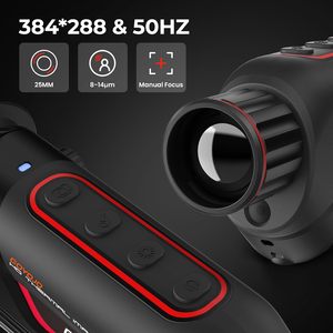 Monocolo Termico per Visione Notturna, Lente Focale da 25mm, Monoscopio Termico 384x288 (50Hz) per Caccia, Visione Notturna all'Aperto - Product Image 3