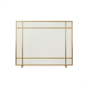 Rejilla para Chimenea de Metal, Rectangular, Acabado Moderno, Productos Personalizados, Accesorio para Chimenea - Product Image 1