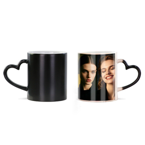 <span class=keywords><strong>Taza</strong></span> mágica <span class=keywords><strong>de</strong></span> café <span class=keywords><strong>de</strong></span> cerámica con mango <span class=keywords><strong>de</strong></span> corazón brillante personalizada con logotipo personalizado <span class=keywords><strong>de</strong></span> 11 15 oz a precios al por mayor que cambia <span class=keywords><strong>de</strong></span> color con el calor - Product Image 3